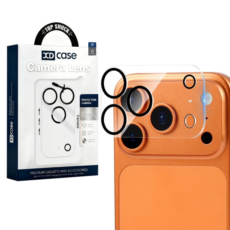 XDcase Silkscreen Integrated Tempered Glass Back Camera Film, For iPhone 17 Pro Max, For iPhone 17 Pro, For iPhone 17, For iPhone Air, For iPhone 16 Pro / 16 Pro Max, For iPhone 16 / 16 Plus, For iPhone 15 Pro / 15 Pro Max, For iPhone 15 / 15 Plus