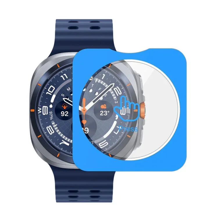 Full-Screen Anti-Fingerprint HD Positioning Easy Installation Watch Tempered Glass Film, For Samsung Galaxy Watch Ultra 2025, For Samsung Galaxy Watch8 44mm, For Samsung Galaxy Watch8 40mm, For Samsung Galaxy Watch Ultra 47mm