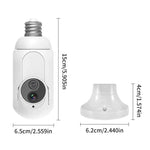 1080P Bulb Type WiFi Surveillance Camera Support Night Vision & Two - way Intercom & Motion Detection - Trustpick