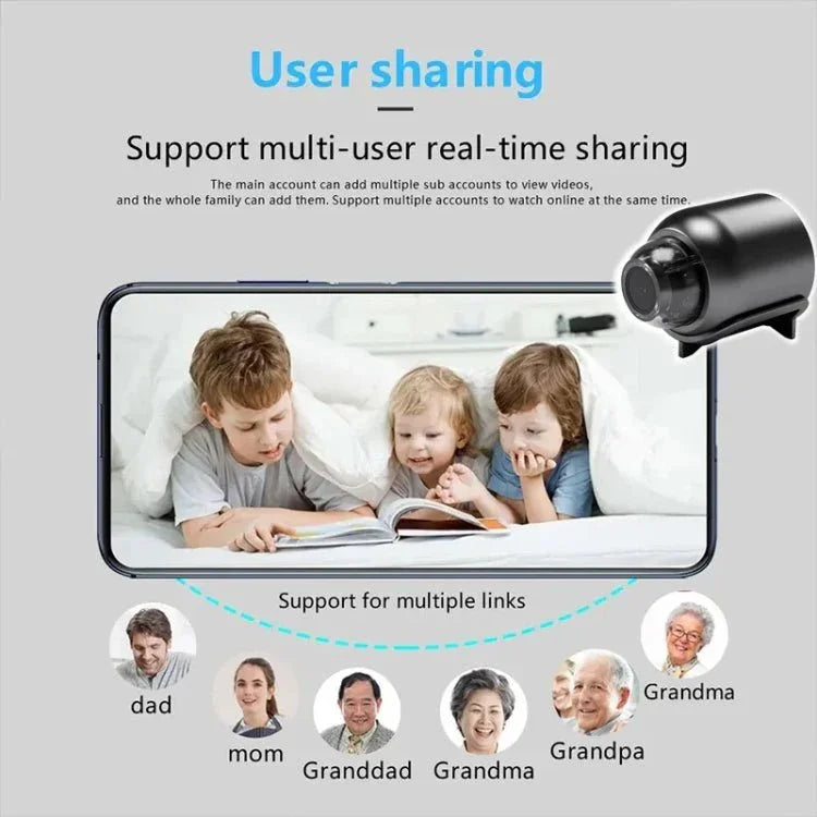 2 Million Pixel HD Home Smart WIFI Remote Mini 1080P Surveillance Camera - Trustpick