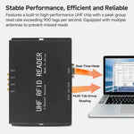 4 - Channel UHF RFID Reader Writer, MODBUS Passive Temperature Sensor Reader for Electric Power Monitoring - Trustpick