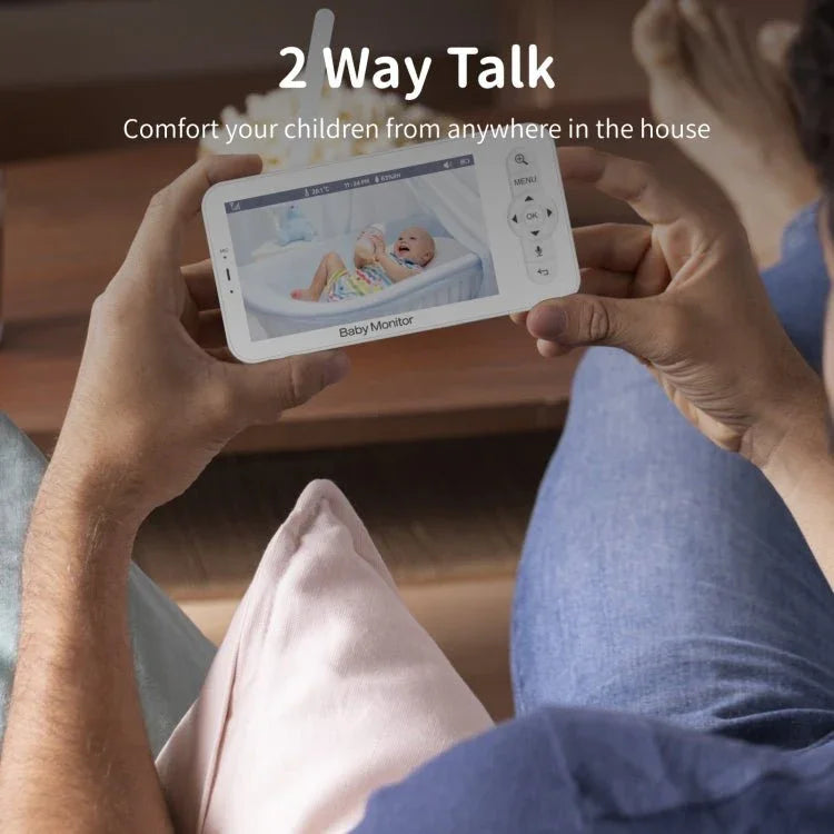 5 Inch HD Baby Monitor Wireless Wifi Baby Care Camera - Trustpick