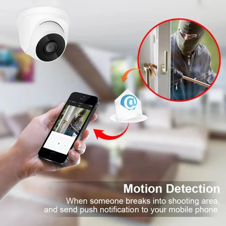 533H2 / IP POE (Power Over Ethernet) 1080P IP Camera Home Security Surveillance Camera, Support Night Vision & Phone Remote View - Trustpick