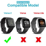 For Fitbit Versa 2 Charger Charging Dock Base Stand Holder with 1m Charging Cable
