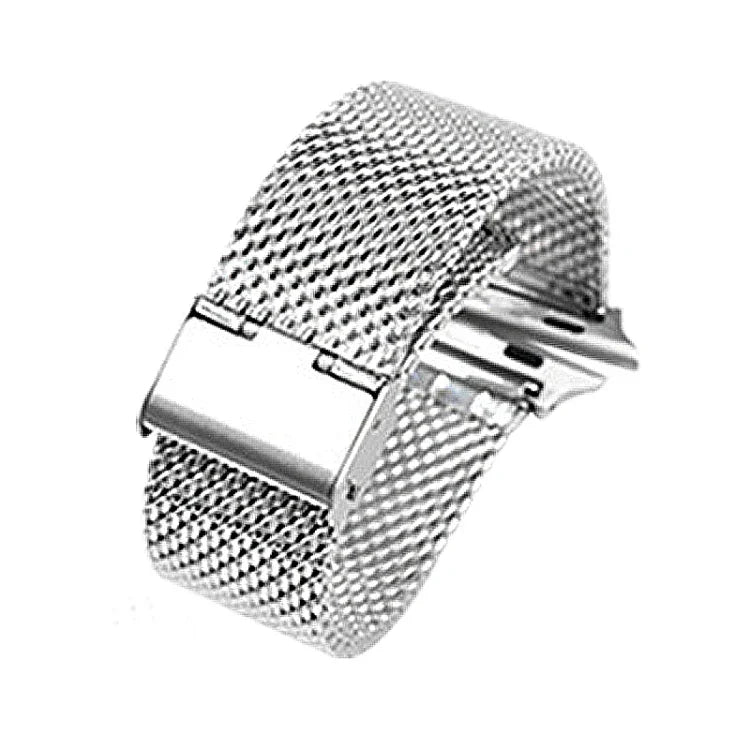 304 Stainless Steel Milanese Watch Band with Connector For Apple Watch Series 10 42mm / 9&8&7 41mm / SE 3&SE 2&6&SE&5&4 40mm / 3&2&1 38mm, For Apple Watch Series 7  41mm / & 6 & SE & 5 & 4 40mm