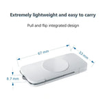 U8S USB / Type-C Magnetic Wireless Charger Fast Charger for Samsung Watch 3 / 4, 4 Classic, Active 1 / 2