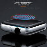 mocolo 0.33mm 9H 3D Round Edge Full Glue Tempered Glass Film For Apple Watch Series 6 / 5 / 4 / Watch SE 44mm, For Apple Watch Series 6 / 5 / 4 / Watch SE 44mm