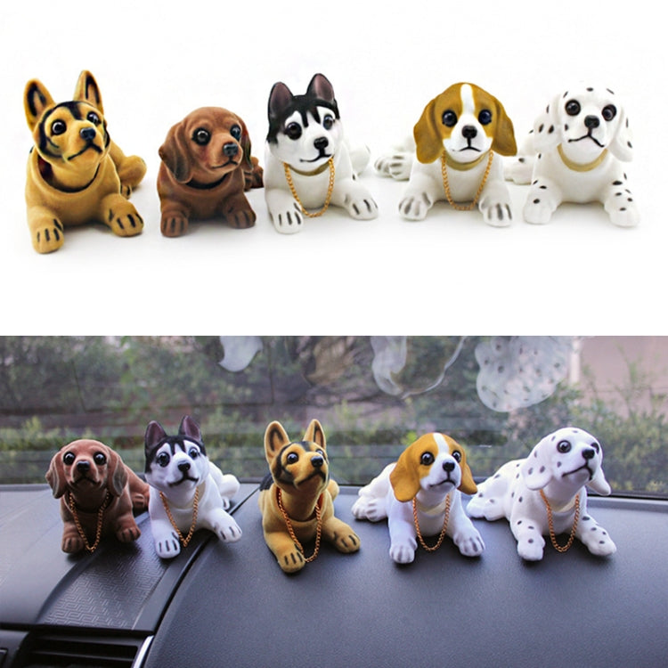 Dog Doll Car Ornaments, Dalmatians, Beagle, Shepherd, Sausage dog, Huskies