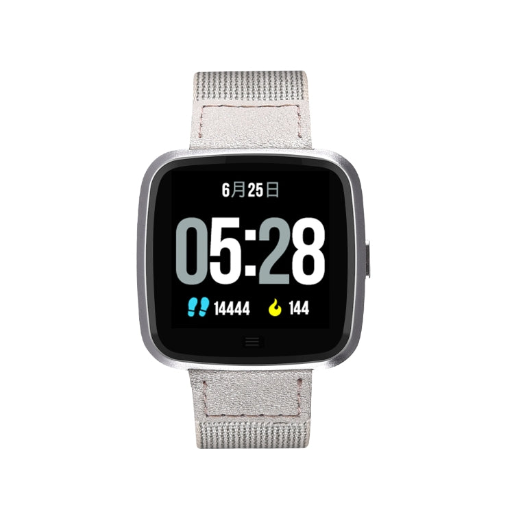 DTNO.1 G12 1.3 inches OLED Color Screen Smart Bracelet IP67 Waterproof, Nylon Watchband, Support Call Reminder /Heart Rate Monitoring /Sedentary Reminder /Multi-sport Mode
