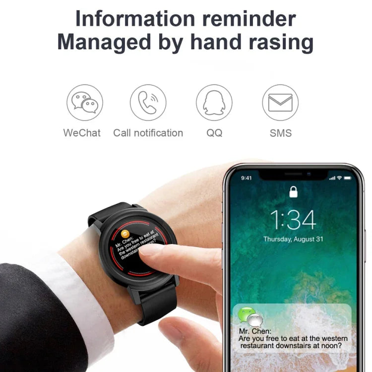 DK02 1.3 inches IPS Color Screen Smart Bracelet IP67 Waterproof, Support Call Reminder /Heart Rate Monitoring /Sleep Monitoring / Sedentary Reminder
