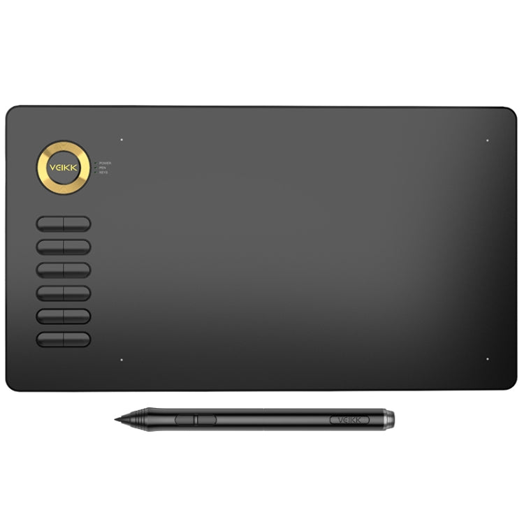 VEIKK A15 10x6 inch 5080 LPI Smart Touch Electronic Graphic Tablet, with Type-C Interface, A15 Red, A15 Gold, A15 Blue