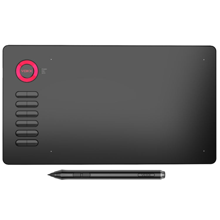 VEIKK A15 10x6 inch 5080 LPI Smart Touch Electronic Graphic Tablet, with Type-C Interface, A15 Red, A15 Gold, A15 Blue