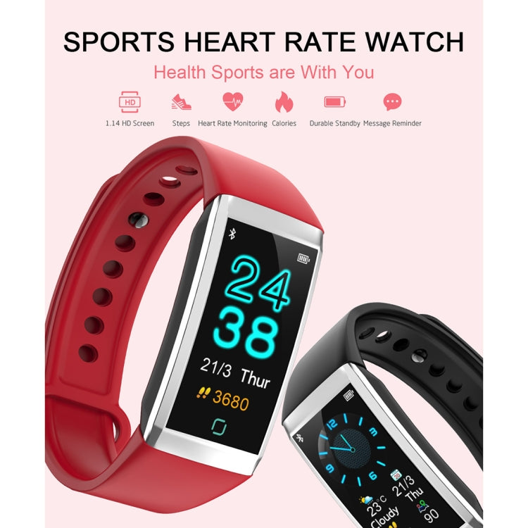 TD19 1.14 inches IPS Screen Smart Bracelet IP67 Waterproof, Support Call Reminder / Heart Rate Monitoring / Blood Pressure Monitoring / Sleep Monitoring /  Remote Camera