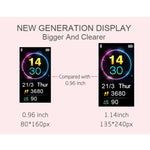 TD19 1.14 inches IPS Screen Smart Bracelet IP67 Waterproof, Support Call Reminder / Heart Rate Monitoring / Blood Pressure Monitoring / Sleep Monitoring /  Remote Camera