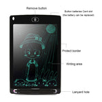 Portable 8.5 inch LCD Writing Tablet Drawing Graffiti Electronic Handwriting Pad Message Graphics Board Draft Paper with Writing Pen, 8.5 inch Blue, 8.5 inch Red, 8.5 inch White, 8.5 inch Black, 8.5 inch Green