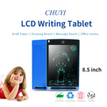 Portable 8.5 inch LCD Writing Tablet Drawing Graffiti Electronic Handwriting Pad Message Graphics Board Draft Paper with Writing Pen, 8.5 inch Blue, 8.5 inch Red, 8.5 inch White, 8.5 inch Black, 8.5 inch Green