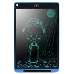 Portable 12 inch LCD Writing Tablet Drawing Graffiti Electronic Handwriting Pad Message Graphics Board Draft Paper with Writing Pen, 12 inch Blue, 12 inch Red, 12 inch White, 12 inch Black, 12 inch Green