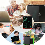 Portable 12 inch LCD Writing Tablet Drawing Graffiti Electronic Handwriting Pad Message Graphics Board Draft Paper with Writing Pen, 12 inch Blue, 12 inch Red, 12 inch White, 12 inch Black, 12 inch Green