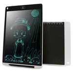 Portable 12 inch LCD Writing Tablet Drawing Graffiti Electronic Handwriting Pad Message Graphics Board Draft Paper with Writing Pen, 12 inch Blue, 12 inch Red, 12 inch White, 12 inch Black, 12 inch Green