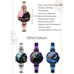 AK15 Fashion Smart Female Bracelet, 1.08 inch Color LCD Screen, IP67 Waterproof, Support Heart Rate Monitoring / Sleep Monitoring / Remote Photography