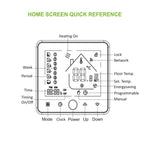 BHT-002GCLW 3A Load Water / Gas Boiler Type LCD Digital Heating Room Thermostat with Time Display, WiFi Control, BHT-002GBLW 3A  (Black) Gas Boiler Type, BHT-002GBLW 3A (White) Gas Boiler Type