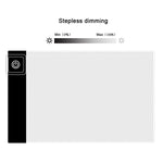 2.2W 5V LED Three Level of Brightness Dimmable A5 Acrylic USB Copy Boards Anime Sketch Drawing Sketchpad