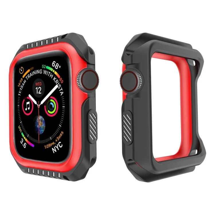 Smart Watch Shockproof Two Color Protective Case For Apple Watch Series 3 / 2 / 1 42mm, For Apple Watch Series 3 / 2 / 1 42mm (Black Red), For Apple Watch Series 3 / 2 / 1 42mm (Black Yellow), For Apple Watch Series 3 / 2 / 1 42mm (Pink Blue)          ...