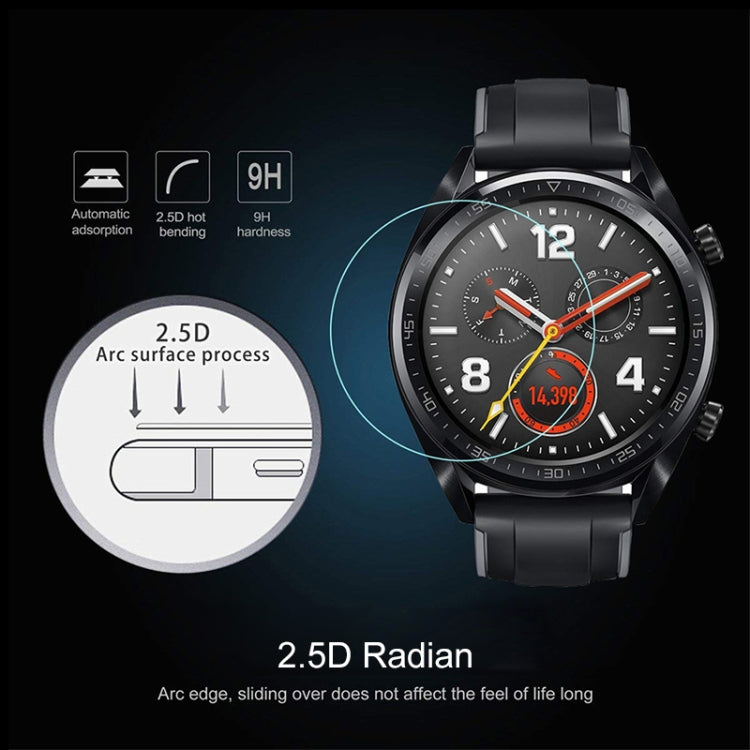 27mm Diametral Universal Tempered Glass Film for Galaxy, LG, Sony, Huawei, Garmin, 27mm