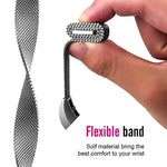 Stainless Steel Magnet Watch Band for FITBIT Alta,Size:Small,130-170mm