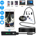 YPC110 8mm 2.0MP HD Camera WiFi Endoscope Snake Tube Inspection Camera with 8 LED, Waterproof IP68, Lens Diameter: 8mm, Length: 2m, Soft Line, 2m Soft Line