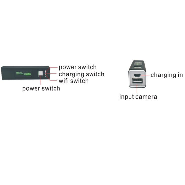 YPC110 8mm 2.0MP HD Camera WiFi Endoscope Snake Tube Inspection Camera with 8 LED, Waterproof IP68, Lens Diameter: 8mm, Length: 3.5m, Soft Line, 3.5m Soft Line