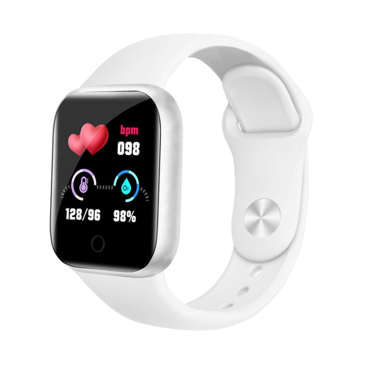 Y68 1.44 inch Smart Watch, Support Heart Rate Blood Pressure Blood Oxygen Monitoring, Y68 White, Y68 Black, Y68 Pink