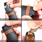For Dodge Ram 4-button C161 Car Key Leather Protective Case, 4-button