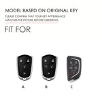For Cadillac / CT5 / CT6 / XT6 4-button C086 Car Key Leather Protective Case, C086