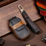 For Chevrolet 5-button Hallmo Car Cowhide Leather Key Protective Cover Key Case, C114
