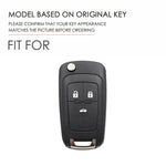 For Chevrolet Folding Hallmo Car Cowhide Leather Key Protective Cover Key Case, C115