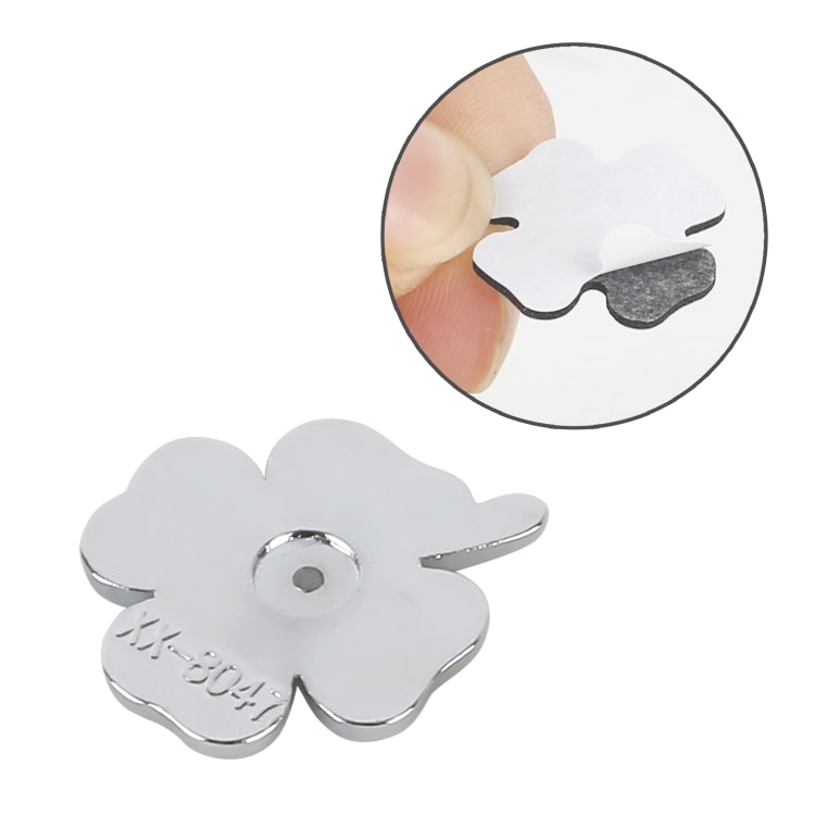 2pcs Four Leaf Clover Luck Symbol Badge Labeling Sticker Styling Car Decoration, Size: 2x2x0.2cm, Size: 2x2x0.2cm