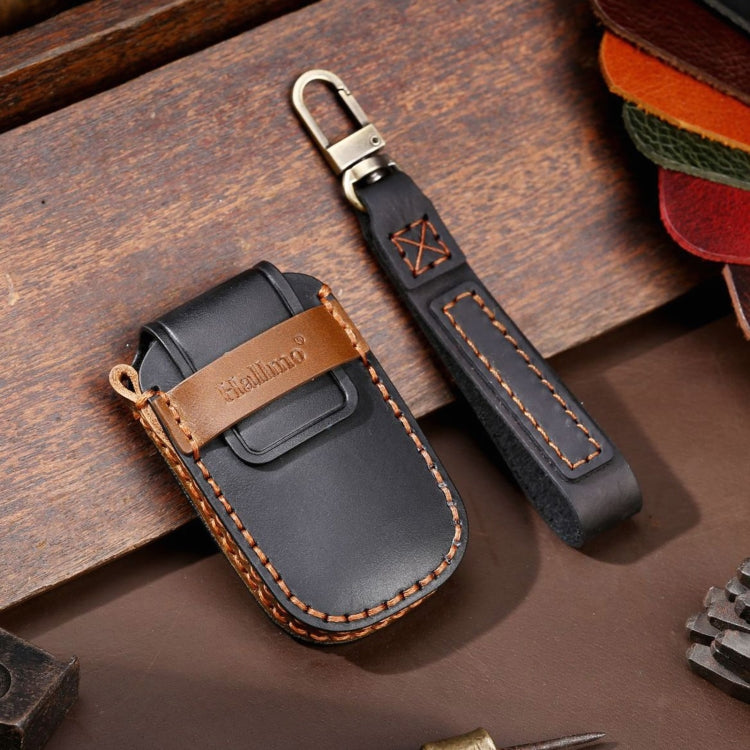 For Kia Sportage R / K5 / K4 / K2 / KX3 Hallmo A Style Car Cowhide Leather Key Protective Cover Key Case, C132