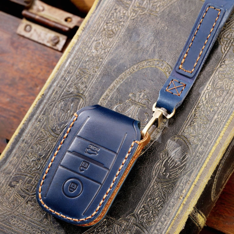For Kia Sportage R / K5 / K4 / K2 / KX3 Hallmo A Style Car Cowhide Leather Key Protective Cover Key Case, C132