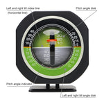 PDY-5 Car Inclinometer Level Meter Car Decoration with LED Light, PDY-5