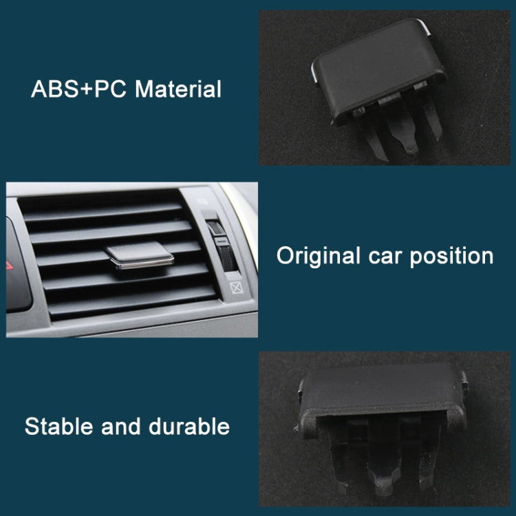 For Toyota Corolla Left-hand Drive Car Middle Air Conditioning Air Outlet Paddle, For Toyota Corolla