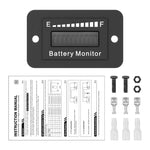 BM210 Electric Vehicles / Golf Carts LED Battery Indicator Adjustable Voltage 12V-72V, BM210