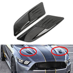 HD-713 1 Pair Car Hood Decorative Stickers Fender Air Vents Sticker(Carbon Fiber), Carbon Fiber