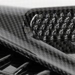 HD-713 1 Pair Car Hood Decorative Stickers Fender Air Vents Sticker(Carbon Fiber), Carbon Fiber