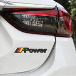Car Germany Flag Style Power Metal Personalized Decorative Stickers, Size: 14x3x0.3cm, Germany Flag Style Power