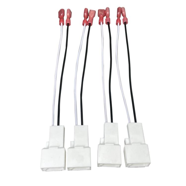 4pcs Car Audio Conversion Harness Connector Subwoofer Speaker Wiring Adapter for Toyota / Mitsubishi / Subaru, For Toyota / Mitsubishi / Subaru