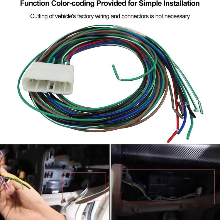 Radio Wiring Harness Stereo Connector with Amplifier Bypass for LEXUS IS300 2001-2005, For LEXUS IS300 2001-2005