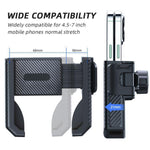 Carbon Fiber Texture Bicycle Non-slip Scooter Phone Holder