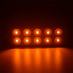 2pcs Car / Truck 10LEDs Side Marker Indicator Lights Bulb Lamp, MK-017(Orange), MK-017 (Red), MK-017 (White)