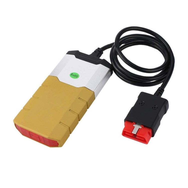 Car Bluetooth Diagnostic Cables Aluminum Alloy OBD2 Diagnostic Tool Delphi DS150E, Aluminum Alloy (Gold), Aluminum Alloy (Red)